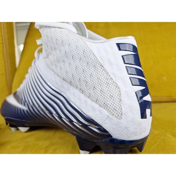 Nike Vapor VPR Football Cleats 847089-114 Men\'s》 SIZE 15《 Navy Blue / White main image 8
